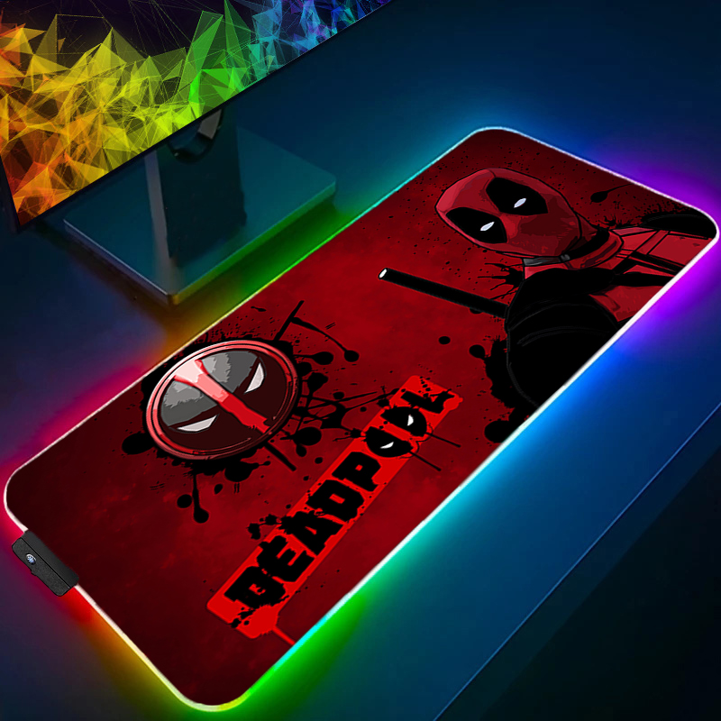 Gaming Accessories For Gaming Room - LED Mouse Pad Gaming Backlight Lock