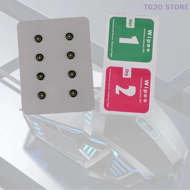 8Pcs/Pack DIY Universal Mouse  - Gaming Accessories Bundle recension och pris