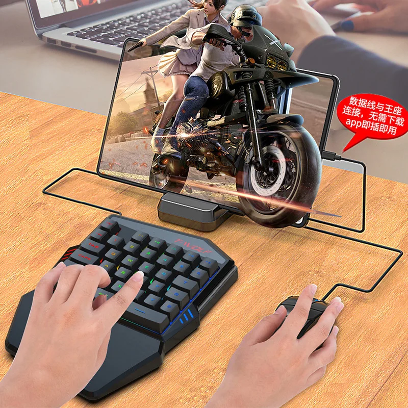 T-WOLF TF900 One Handed Keyboa - Gaming Accessories Bundle recension och pris