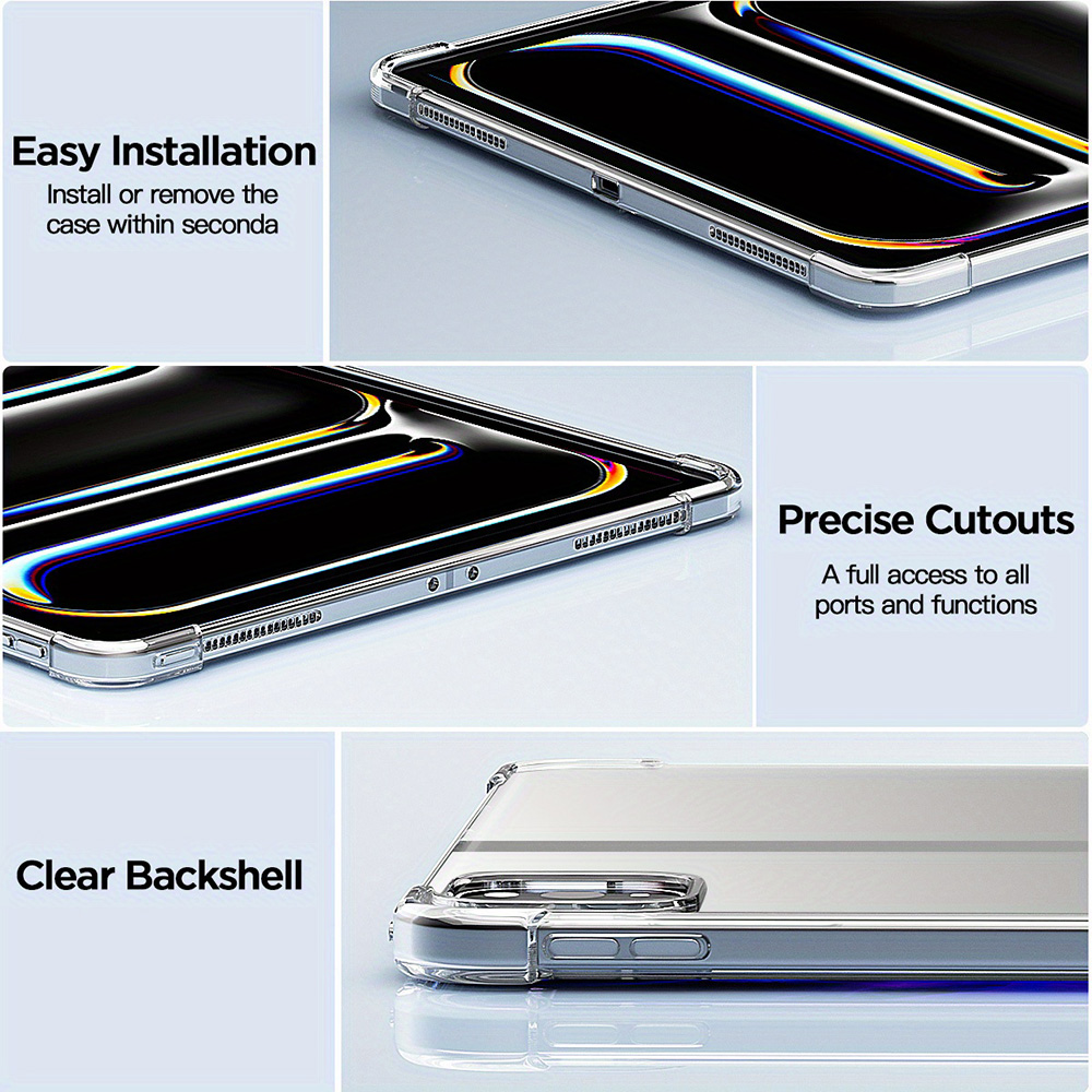 Clear Case For iPad Pro 11 13  - Gaming Accessories Ipad recension och pris