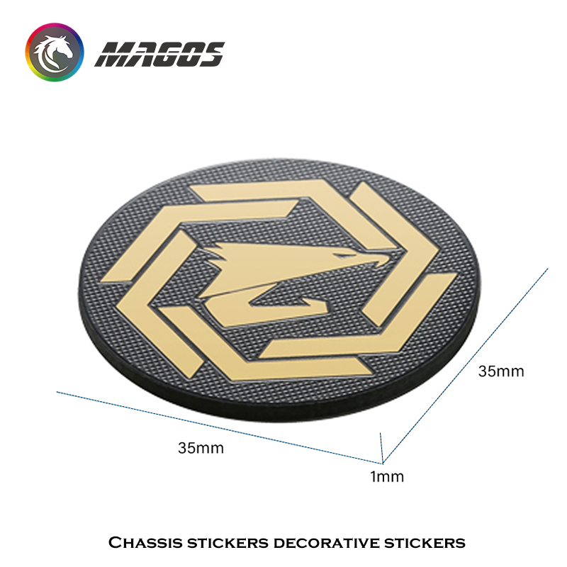 Computer Case Fan Metal Sticke - Gaming Accessories Room recension och pris