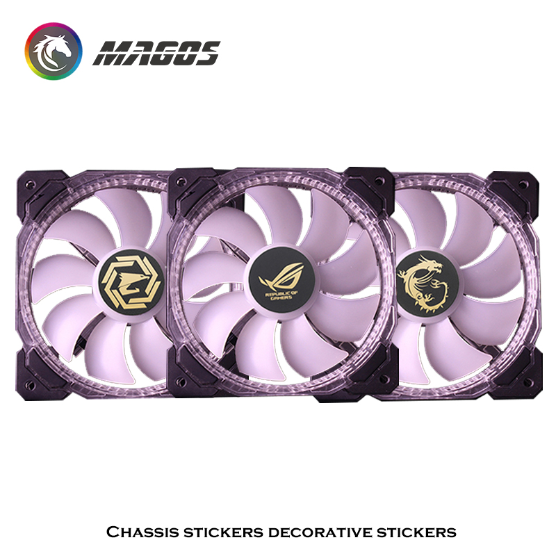 Computer Case Fan Metal Sticke - Gaming Accessories Room recension och pris