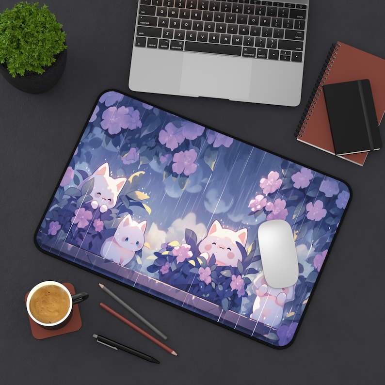 Kawaii Cats in the Rain Large  - Gaming Accessories Officeworks recension och pris