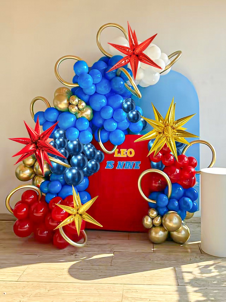 126pcs Kozee Red Blue Gold Bal - Gaming Accessories Room recension och pris
