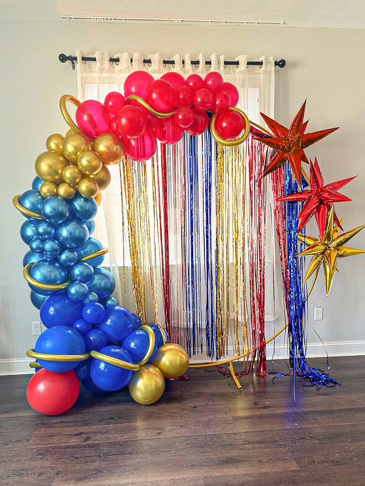 126pcs Kozee Red Blue Gold Bal - Gaming Accessories Room recension och pris