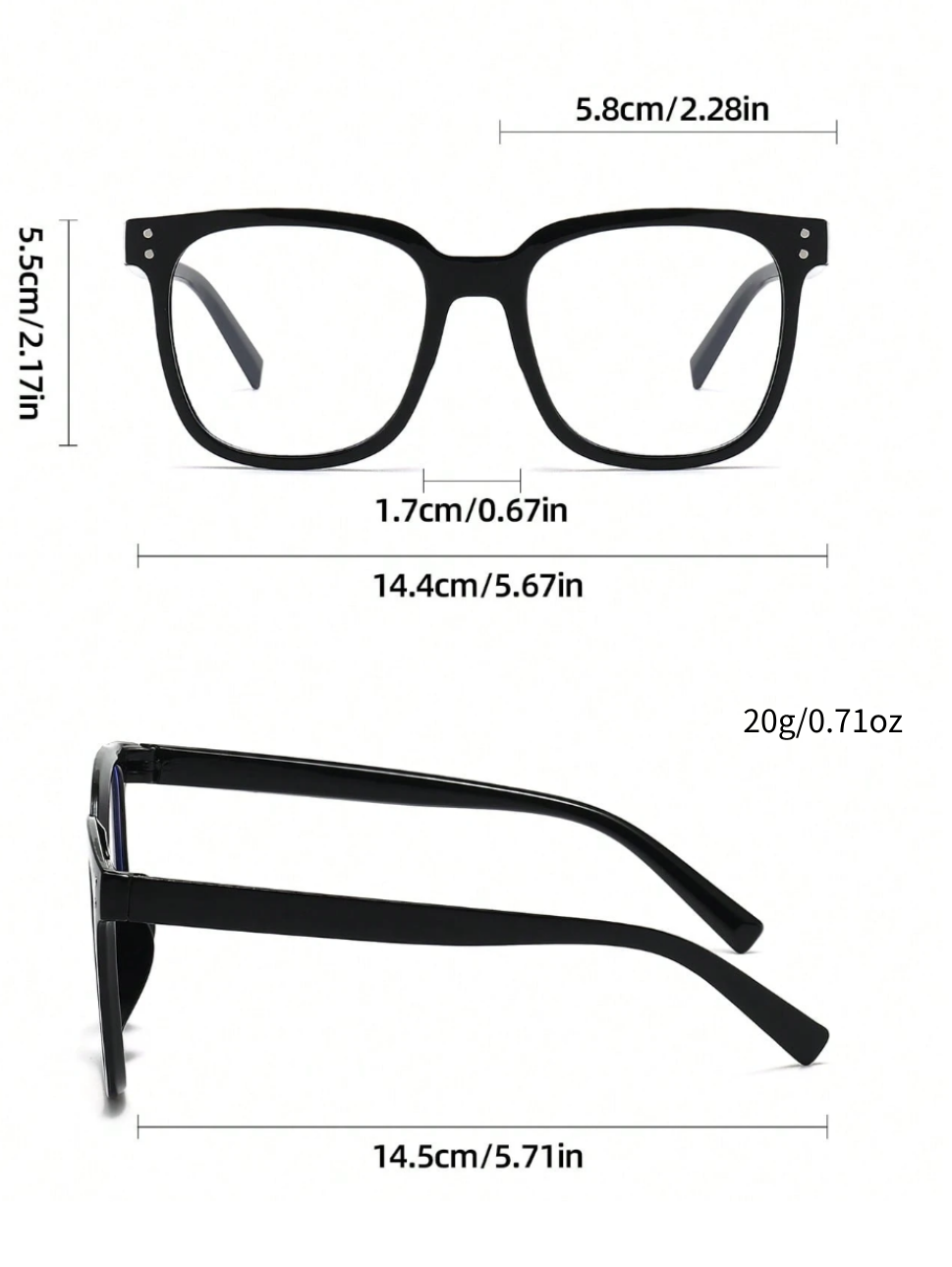 A pair of oversized glasses, l - Gaming Accessories Officeworks recension och pris