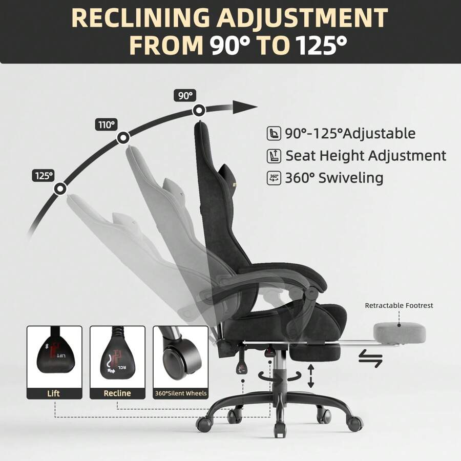 High Back Gaming Chair, Ergono - Gaming Accessories For Gaming Room recension och pris