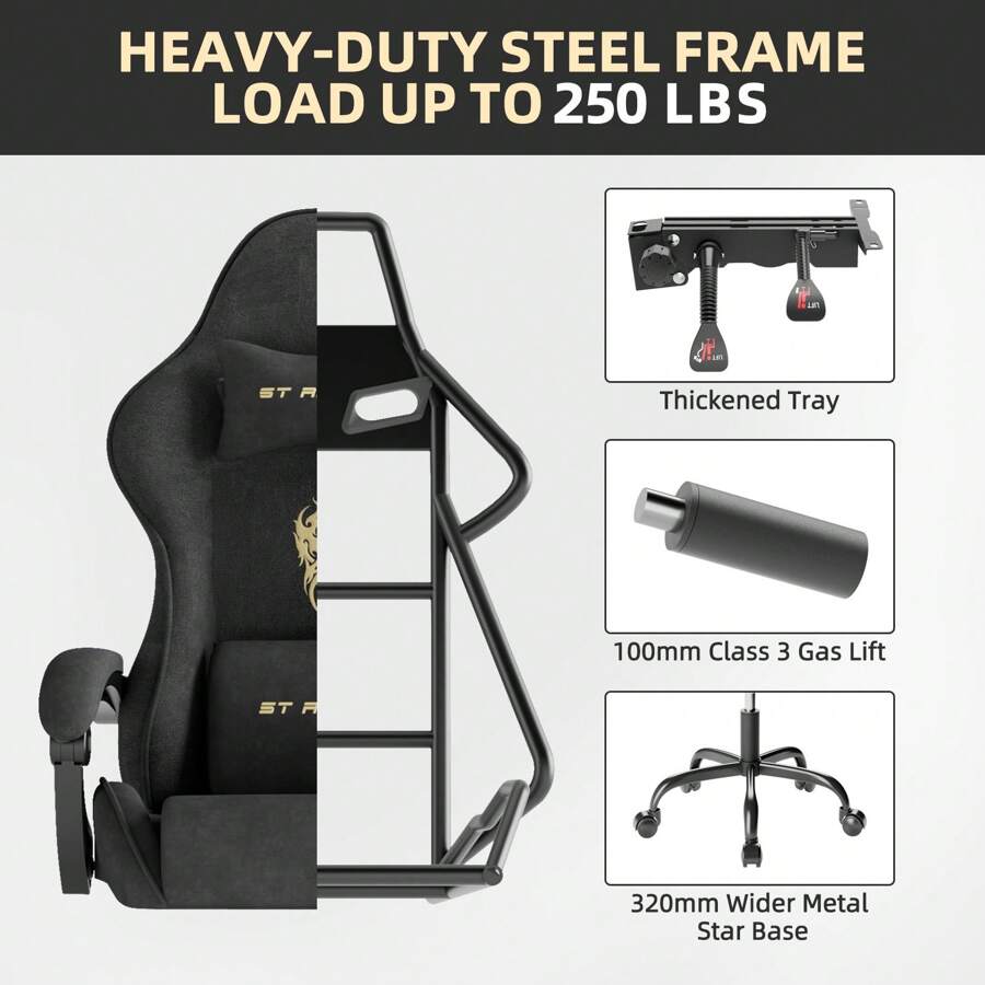 High Back Gaming Chair, Ergono - Gaming Accessories For Gaming Room recension och pris