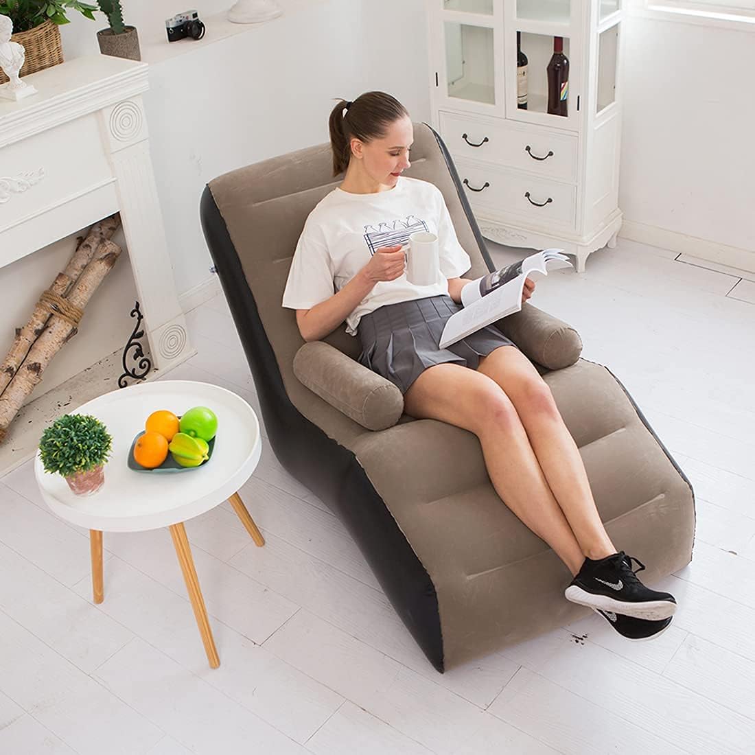 Folding Lazy Sofa,Inflatable L - Gaming Accessories For Gaming Room recension och pris