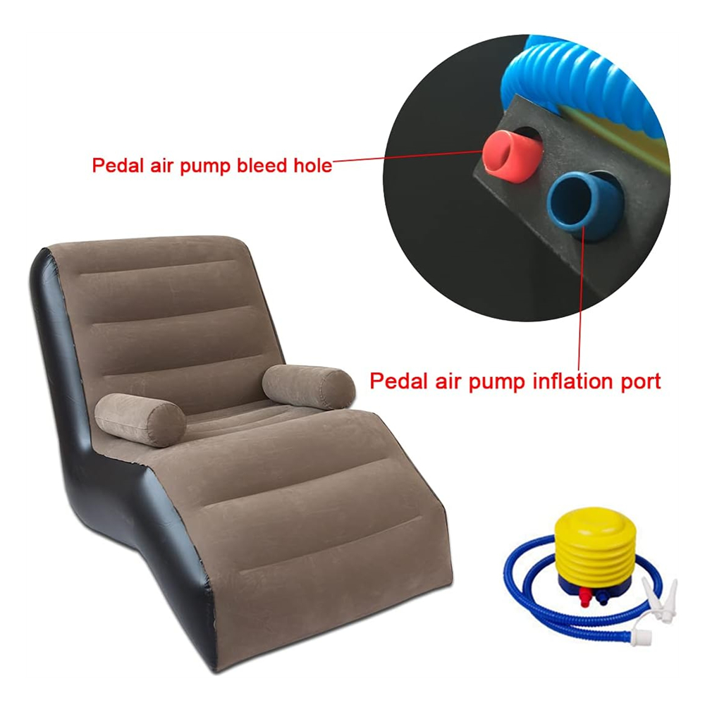 Folding Lazy Sofa,Inflatable L - Gaming Accessories For Gaming Room recension och pris