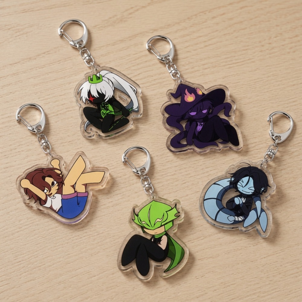 Cute Cartoon Chibi Keychains A - Gaming Accessories For Gaming Room recension och pris